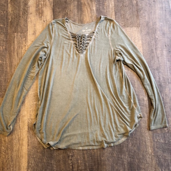 American Eagle sage soft & sexy xl cage top - Picture 3 of 5